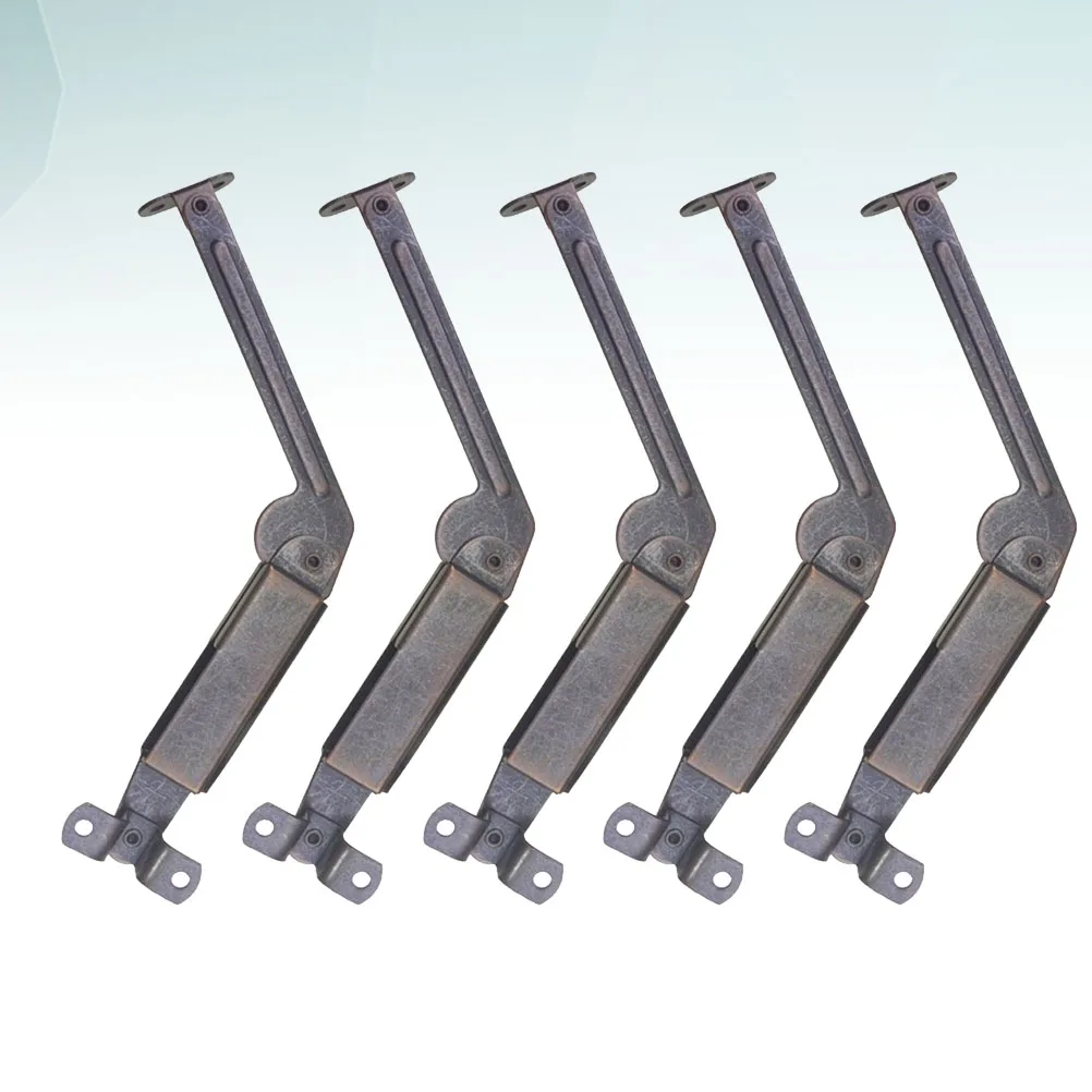 

5pcs Spring Long Arm Practical Safety Spring Support for Cabinet Wood Box ( Copper, /Pack)