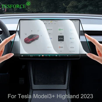 Para tesla modelo 3 highland 2023 2024 filme de navegação tela traseira hd/filme fosco novo model3 + filmes protetores de alta definição