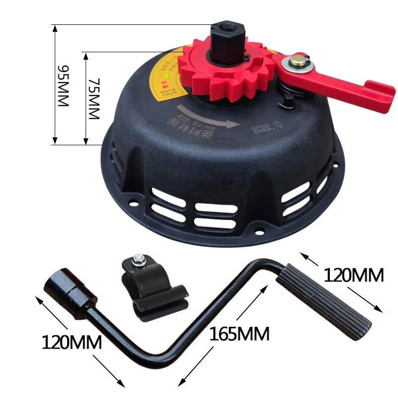 Ropeless Engine Starter Kit, Pull‑Start‑Free Fitting Suits GX160 6.5HP Motor, Go‑Kart & Compact Power Equipment Replacement Hard