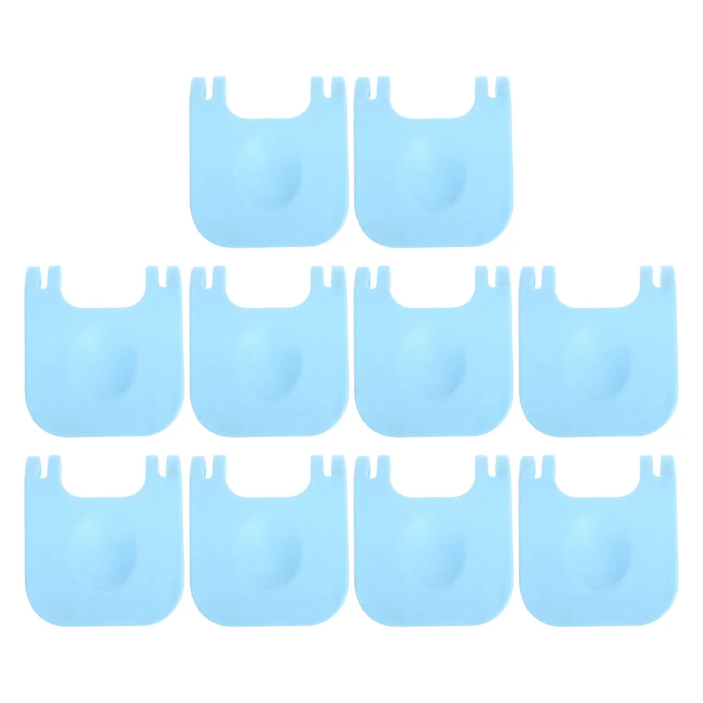 

10 Pcs Cage Fixing Edge Buckle Wire Pet Fence Clamps Bird Clips Small Animal Accessories Chicken Coop Plastic for