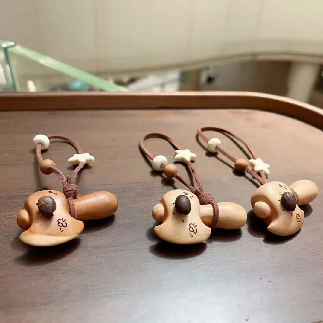 

1pcs Creative Mahogany Ax Sword Coffee Bean Car Interior Pendant Mobile Phone Keychain Fashion Jewelry Accessories