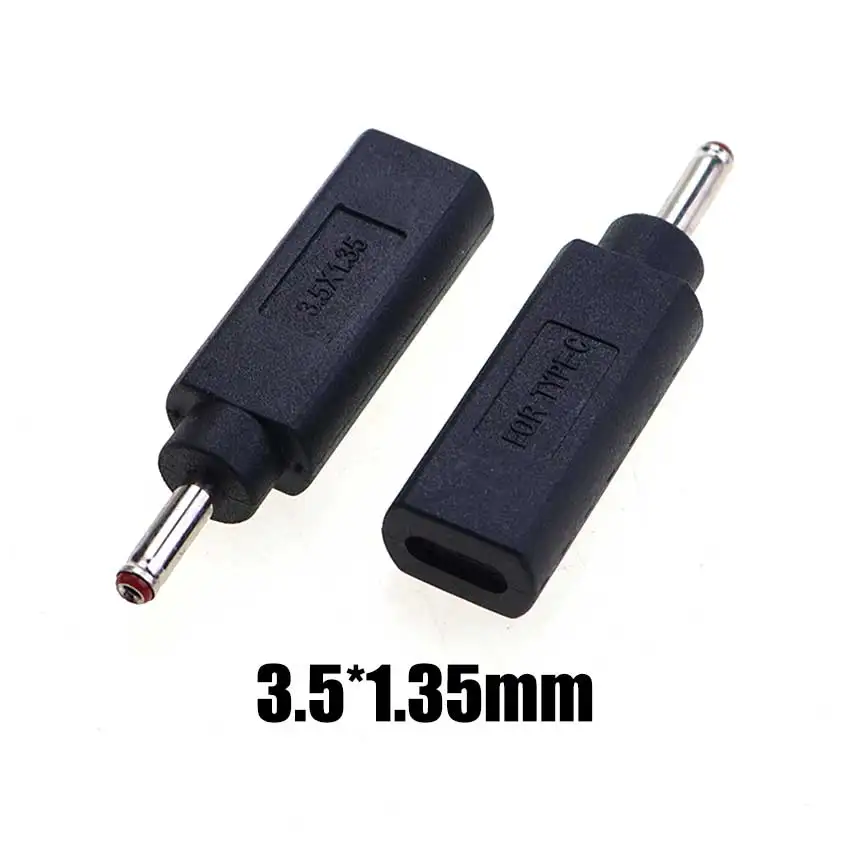 JCD Type-C Female To DC Male Converter Plug Without PD Lure USB-C Converter For Lenovo HP Laptop Dell Notebook PD Power Supply ﻿