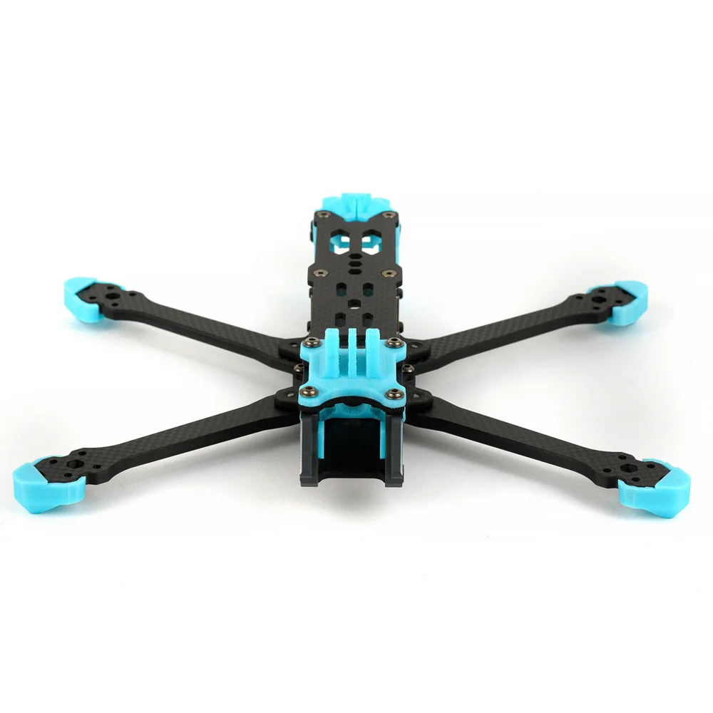 Axisflying MANTA 5 inch Carbon Fiber Squashed X Frame Kits 238mm Wheelbase 5mm Arm Thickness for RC FPV 5inch Freestyle Drone