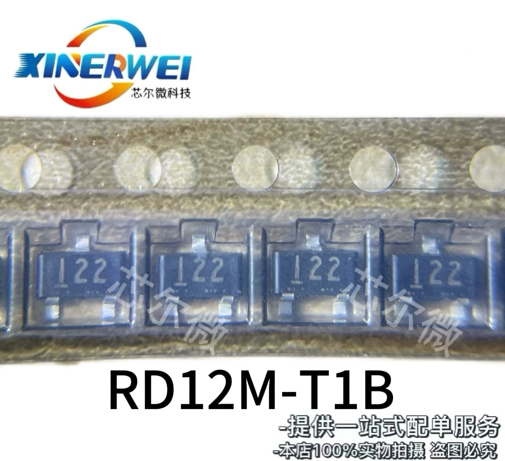 30PCS RD12M-T1B SOT23 silk screen 122 transistor 121 transistor 123 transistor