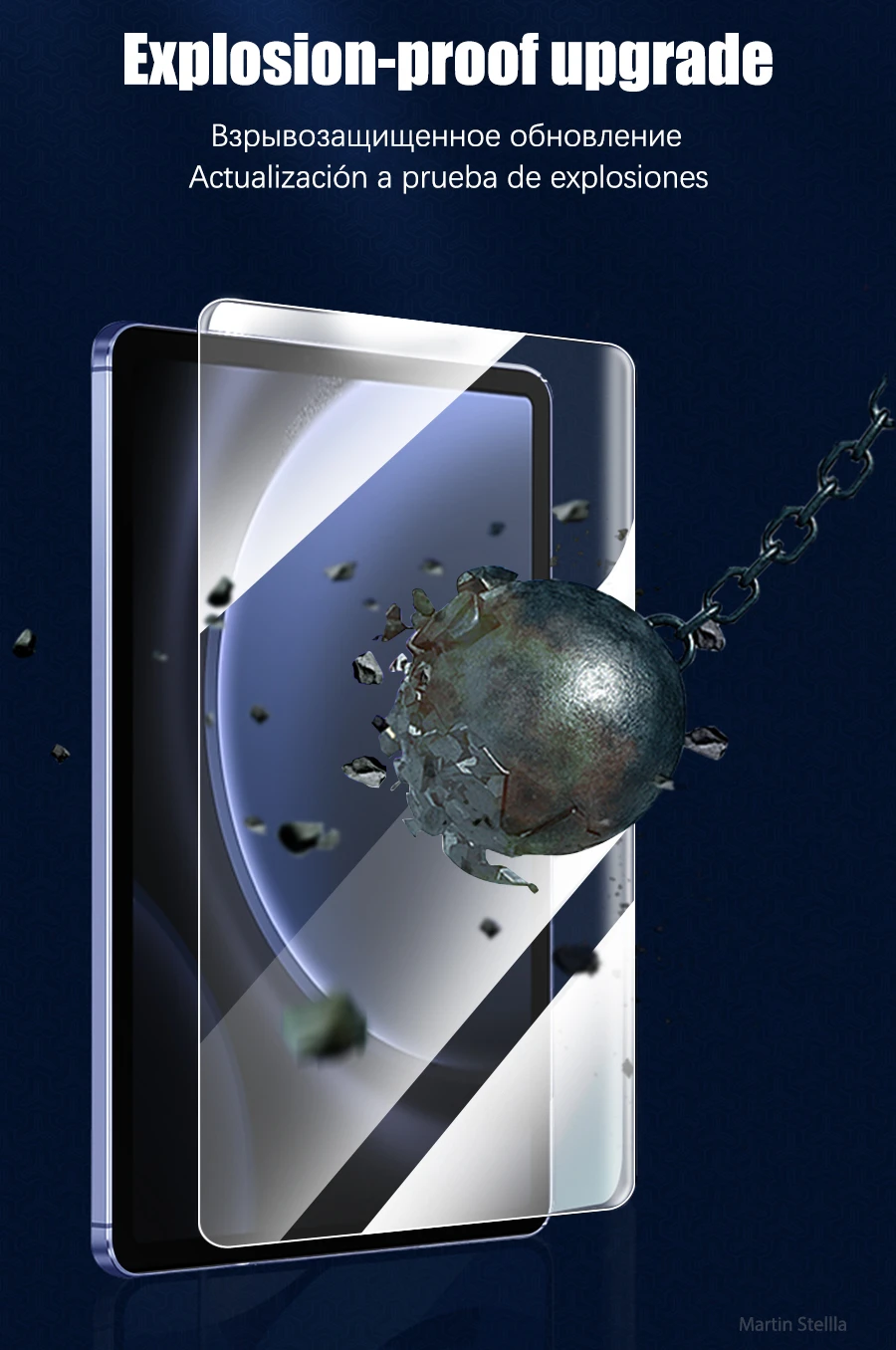 Gehärteter Glas-Displayschutz für Samsung Galaxy Tab S7 S9 Fe Plus S8 Ultra Tab S6 Lite A8 A11 Plus A9 Folie Einfache Installation – Detail 6