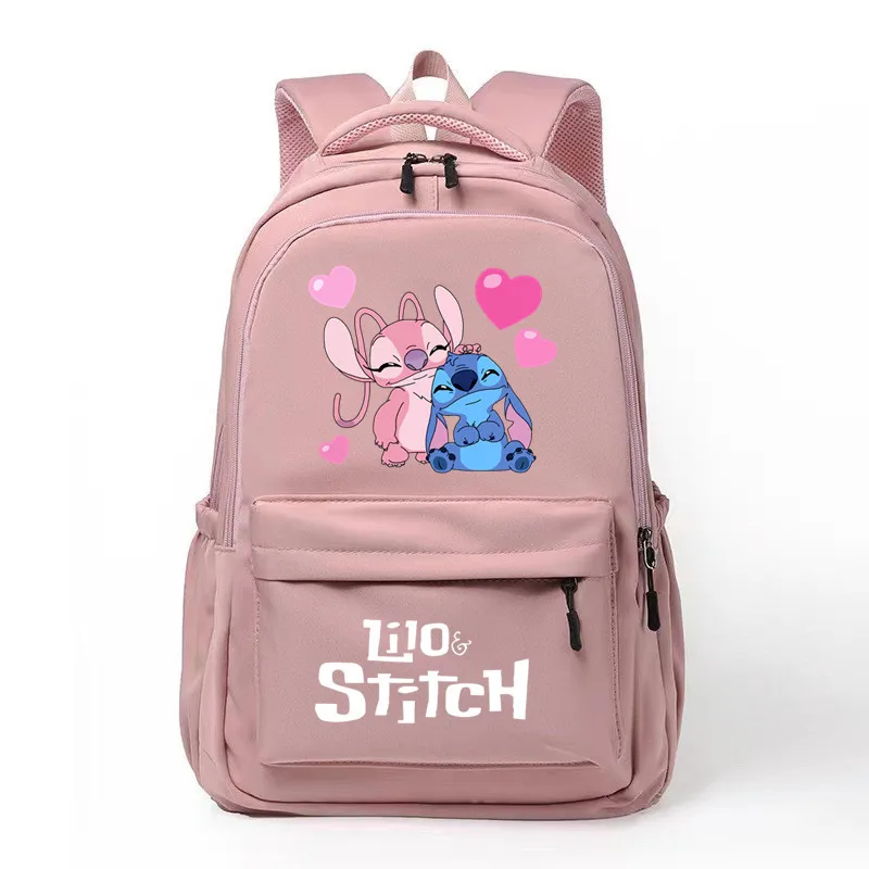 Disney Lilo Stitch Rucksack Gedruckt Büchertasche Frauen Tasche Student Teenager Kinder Rucksack Mädchen Schul Rucksack