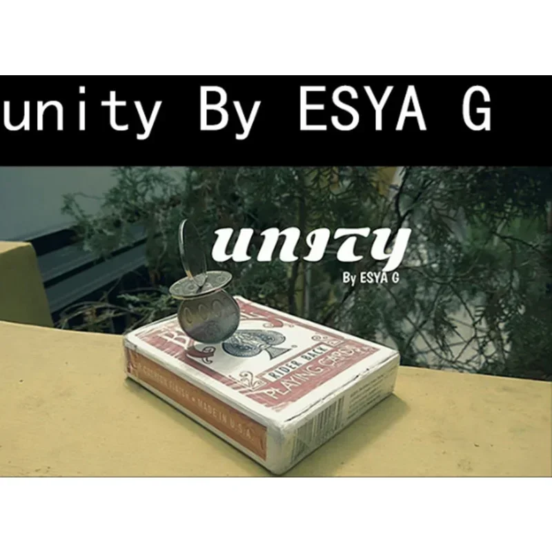 

UNITY by Esya G Gimmick Close up Magic Tricks Illusions Card Magic Props Coin Magie Accessories trucos de magia Magician Device