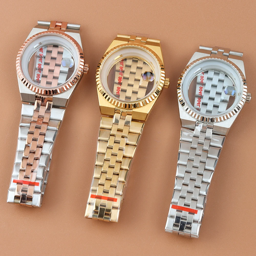 

Корпус 39,5 мм, браслет из нержавеющей стали nh35, сапфировое стекло, подходит для Land-Dweller Seiko NH35 NH36, автоматический механизм, циферблат 33,8 мм.