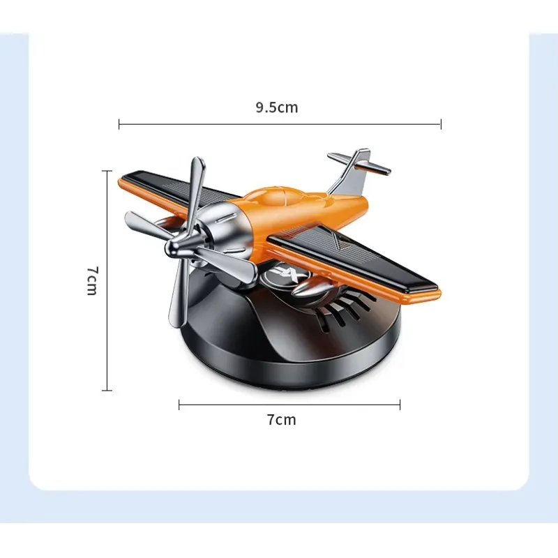 

Tom AutoCar Solar Rotating Airplane Ornaments Swing with the Car, In-car Aromatherapy Continues to Spread Fragrance
