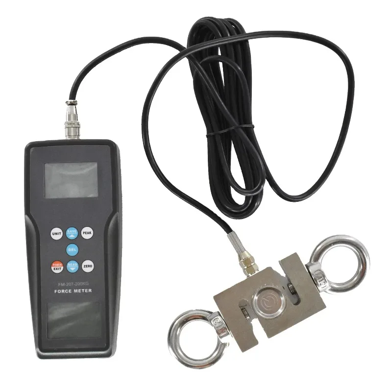 FM-207-500K Digital Push Pull Force Tester 4900N Force Gauge Support N Kgf Lbf Units Mechanical Measurement Tool
