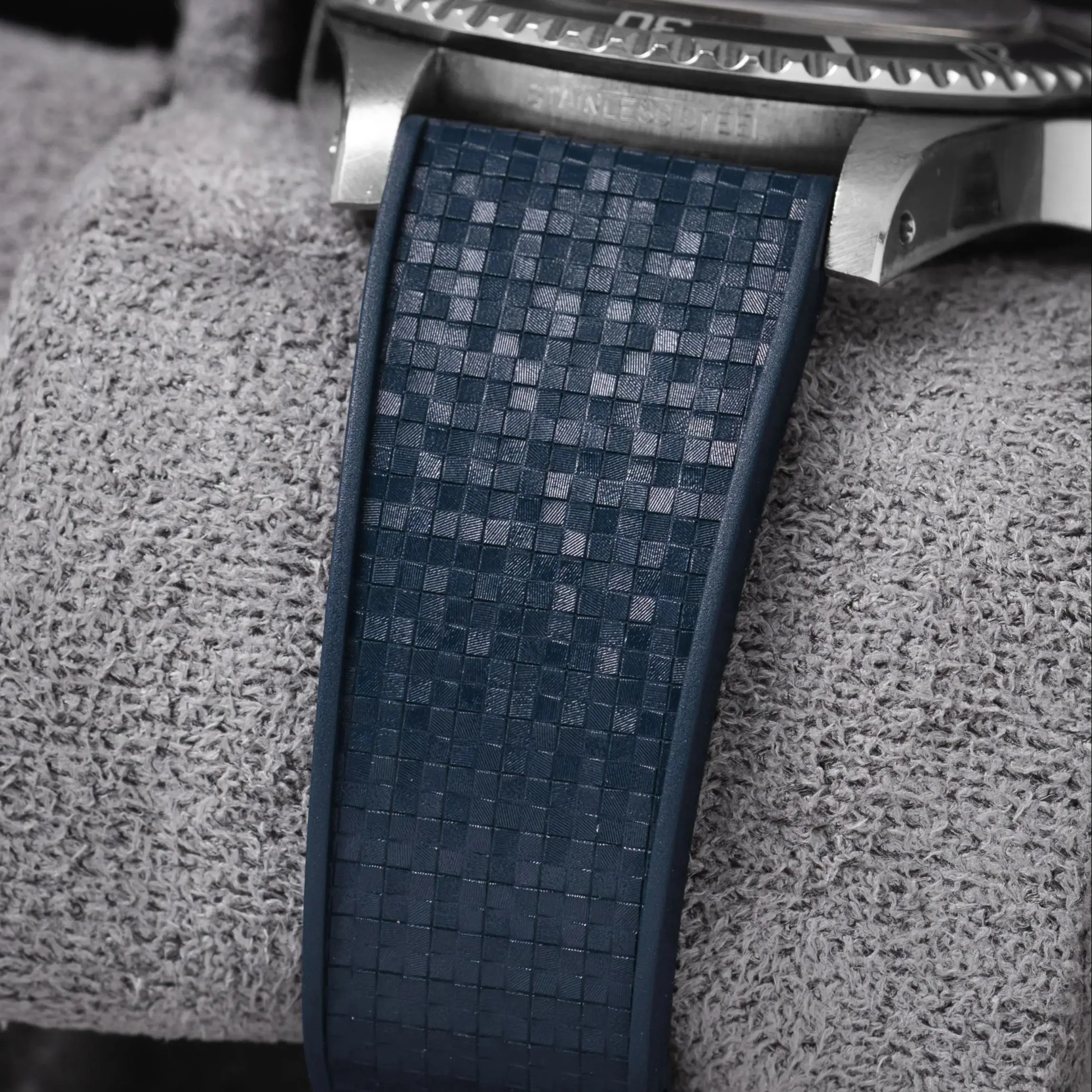 حزام ساعة فسيفساء من 19 إلى 23 ملم لحزام بديل رولكس/أوميغا/كارتييه مع مشبك من الفولاذ المقاوم للصدأ 316L