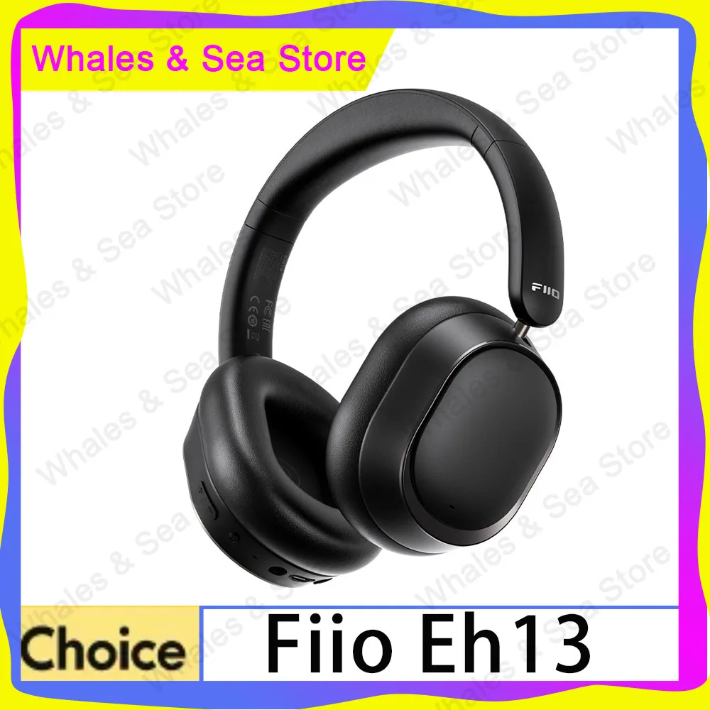 

Fiio Eh13 Headphones Over Ear Gaming Bluetooth Dynamic Anc Noise Reduction Ldac Hifi Audio Long Battery Life Wireless Headset