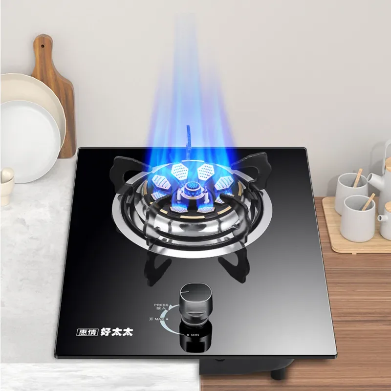 

Good wife gas range single range household LPG built-in bench gas range natural gas fire single stove