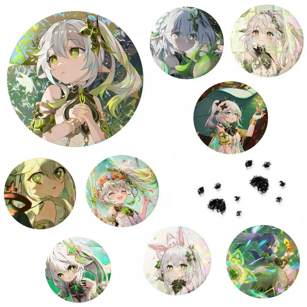 Game Anime Genshin Impact Nahida Round Badges Can Be Used To Decorate Clothes And Backpack Pins