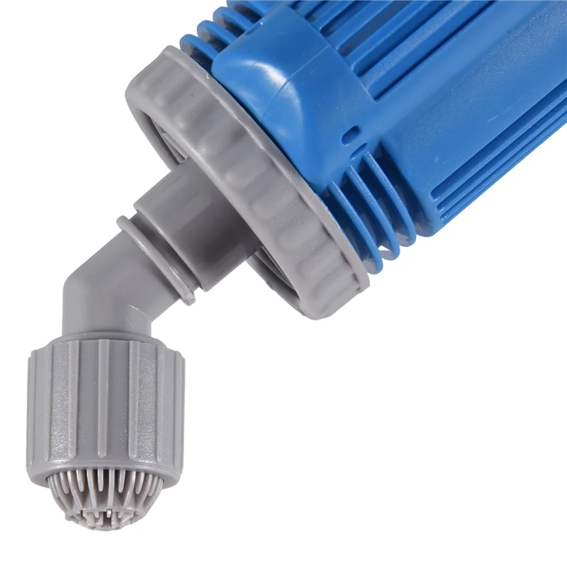 1 Juego de bomba de cambio de agua para acuario eléctrico, limpiador de grava, bomba de sifón, enchufe de plástico de la UE