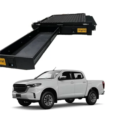 Aluminium Alloy Pickup Truck Bed Drawer System Sliding Storage Box Magic Box Sild Tray for Mazda BT50