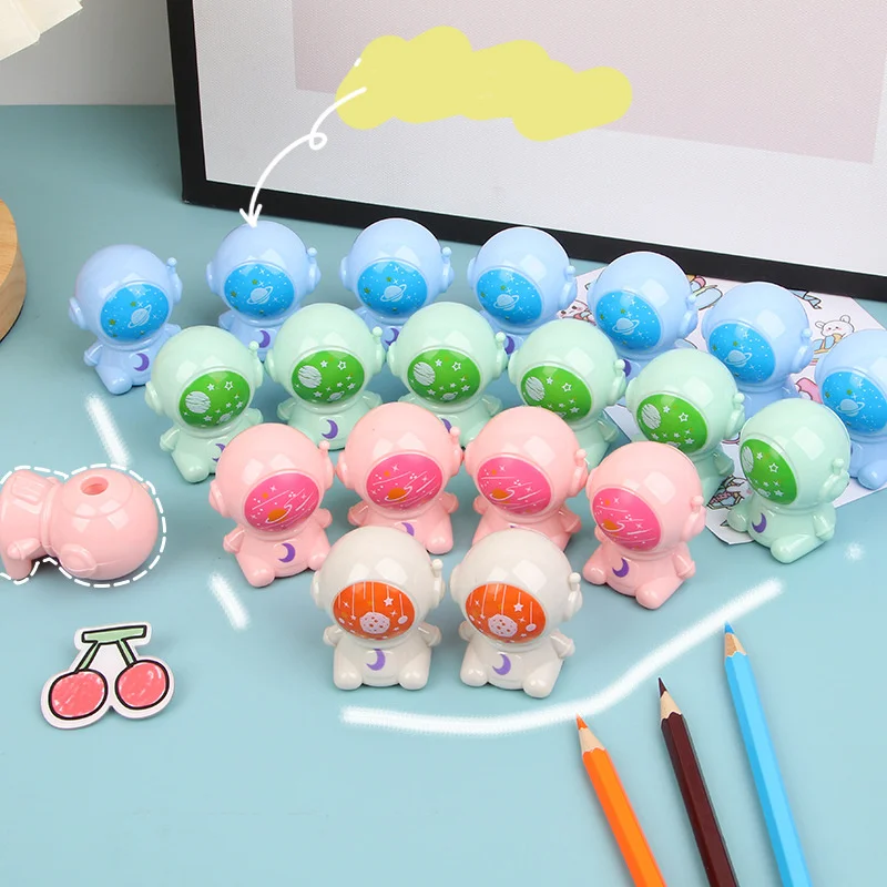 Mini Sacapuntas de dibujos animados para niños, lindo sacapuntas, papelería pequeña creativa
