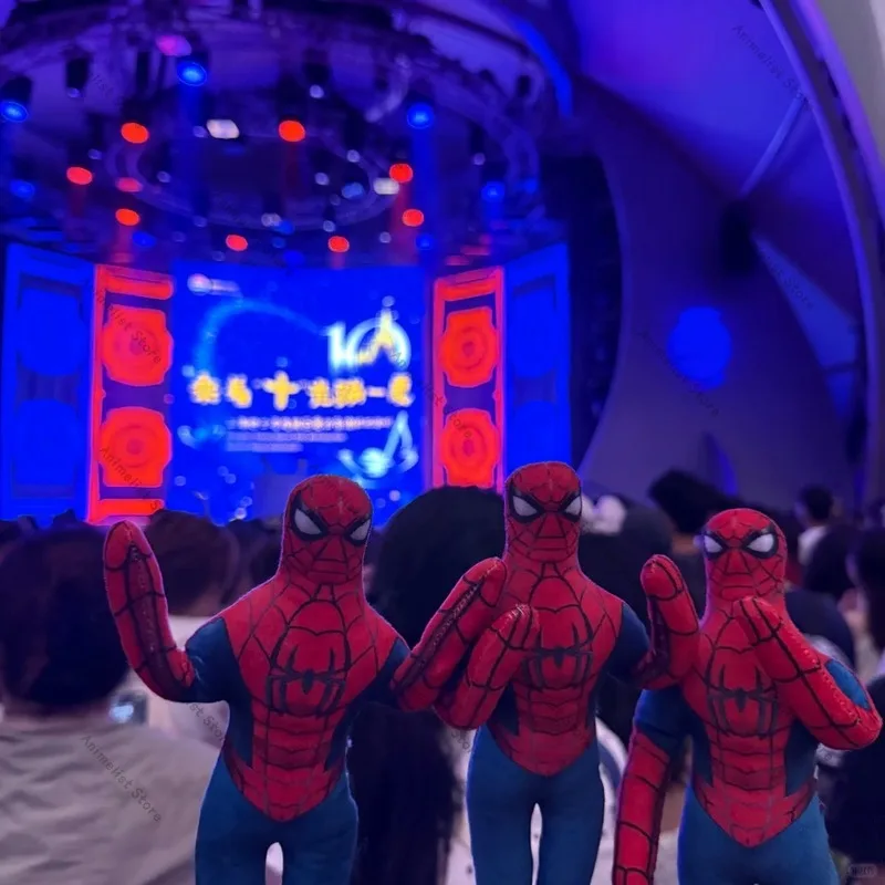 2026 Spider Man Brand New Day Prop Doll Plush Stuffed Figure Dolls Room Decoration Abstract Joint Mobility Props Gift