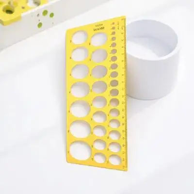 

Ellipse Draft Rulers Plastic Drawing Templates Measuring Geometric Rulers For School Office Architecture Clear Scale