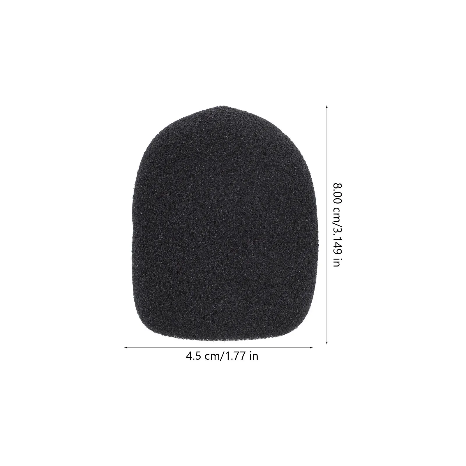 4Sets Microphone Sponge Covers Soft Elastic Noise Absorbing Mic Rubber Rings Mic Anti-Roll Protection Perfect for Stage