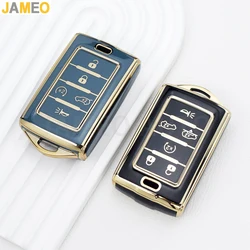 TPU Car Key Case Cover for Jeep Wagoneer 2021- 2022 for Grand Cherokee L 2020 2021 2022 2023 Auto Accessories