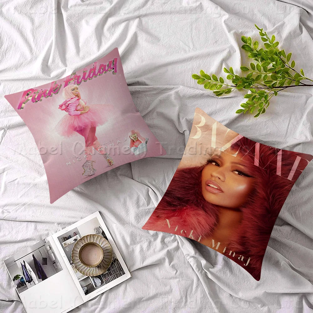 Rapper N-Nicki M-Minaj Pillow Gift Home Office Decoration Bedroom Sofa Car Cushion Cover Case 45x45