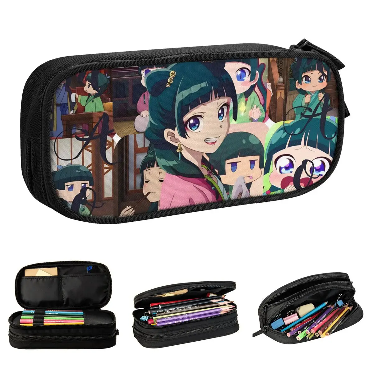 

Maomao манга аниме пеналы аптекарские дневники сумки для ручек для девочек и мальчиков большая вместимость школьные принадлежности косметические пеналы