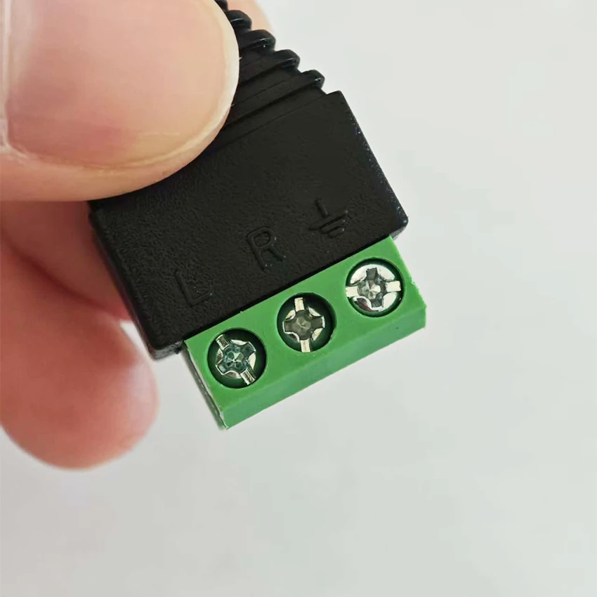 2/3/4 Sections 3.5mm Earphone Audio Jack Connector Stereo Adapter 3.5mm RCA Audio Mono Channel Plug to Screw Terminal Solderless