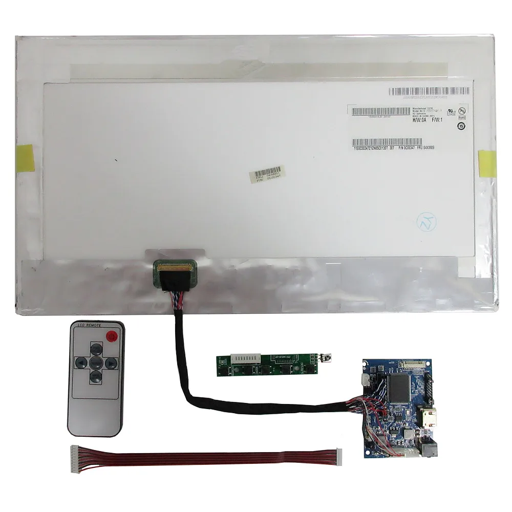 15.6 Inch 1600*900 LCD Display Screen Driver Control Board HDMI-Compatible DIY Monitor Kit For Raspberry/Banana/Orange Pi PC