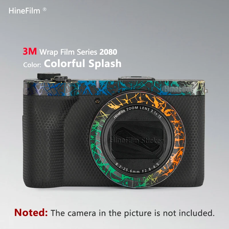 Hinefilm Skin for Canon PowerShot V1 Camera Sticker Power Shot V1 Camera Decal Skin Wrap Cover PowerShotV1 Protective Film