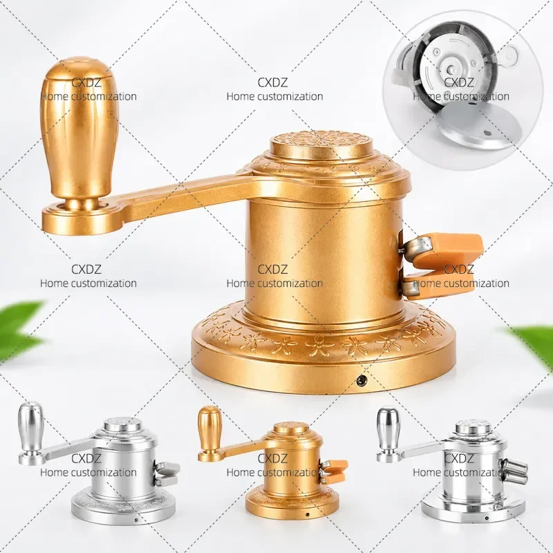 Double Rod Lift Drying Rack Accessories Round Hand Crank Double Hole Push Pull Adjustable 6cm 9.5cm Shift Lifter