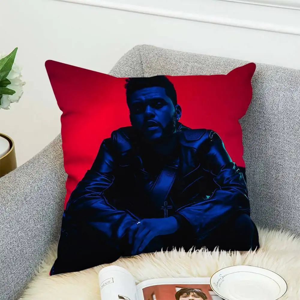 

The Weeknd Pillow Case Double-Sided Printing Cushion Cover 45x45 Decorative Cushions Sofa Home Decor Soft Pillowcase