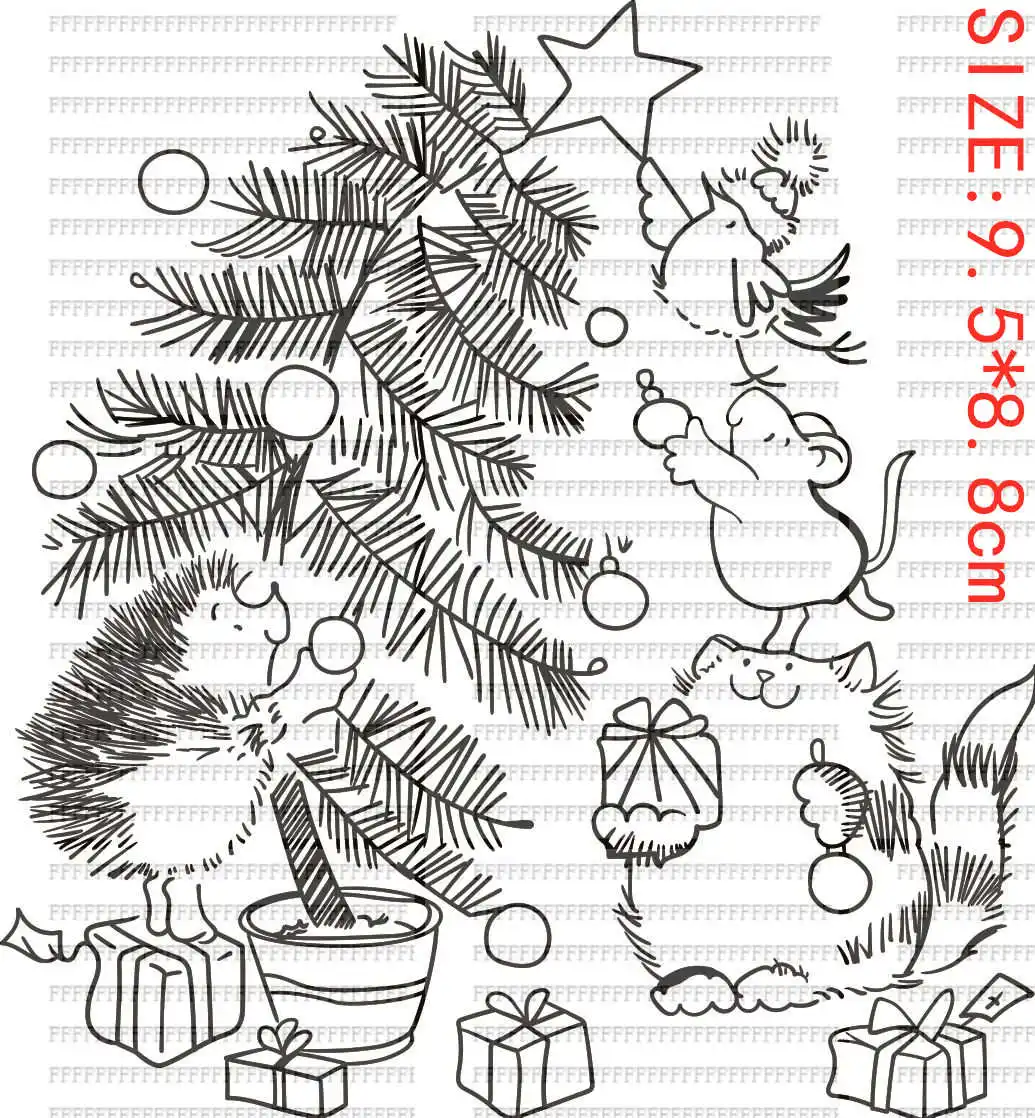 Célébrez noël transparent personnalisé Tvintage Scrapbooking/Album photo décoratif clair cadeau enveloppes timbre dentelle