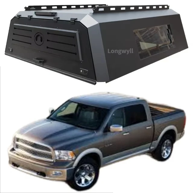 

Customized Truck Canopy for Ram 1500 Steel High-quality Hard Smartcap Pickup Roll up Cover