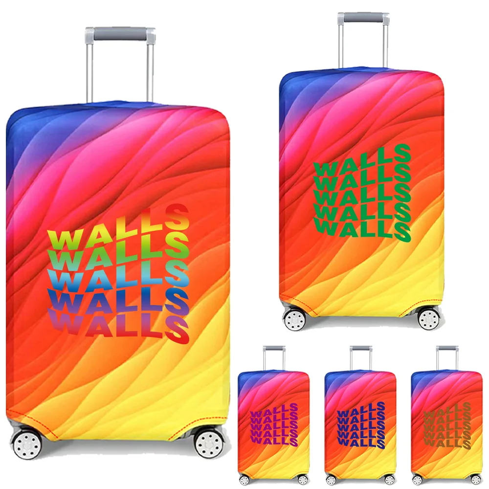 

Чехол для чемодана, портативный, для чемоданов-тележек, подходит для сумок 18-32 дюйма, эластичный, пылезащитный, серия Walls, аксессуары для путешествий
