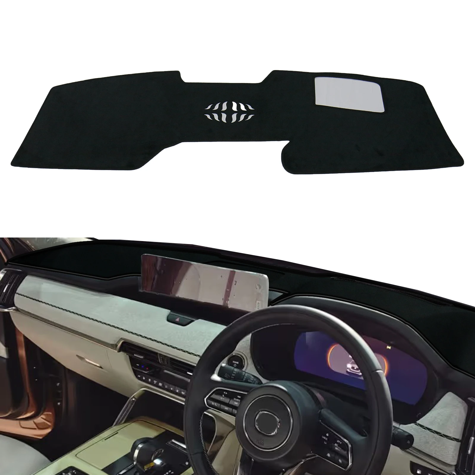 

for Mazda CX-80 CX80 2024 2025 2026 Car Dashboard Mat Accessories Sunshade Protective Carpet Dash Mat Dashmat