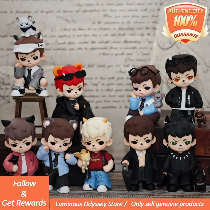 

Genuine Rayan Natural-Born Player Series Blind Box Kawaii Anime Action Figure Surprise Mystery Box Cute Girls ToyGift Desk Deocr