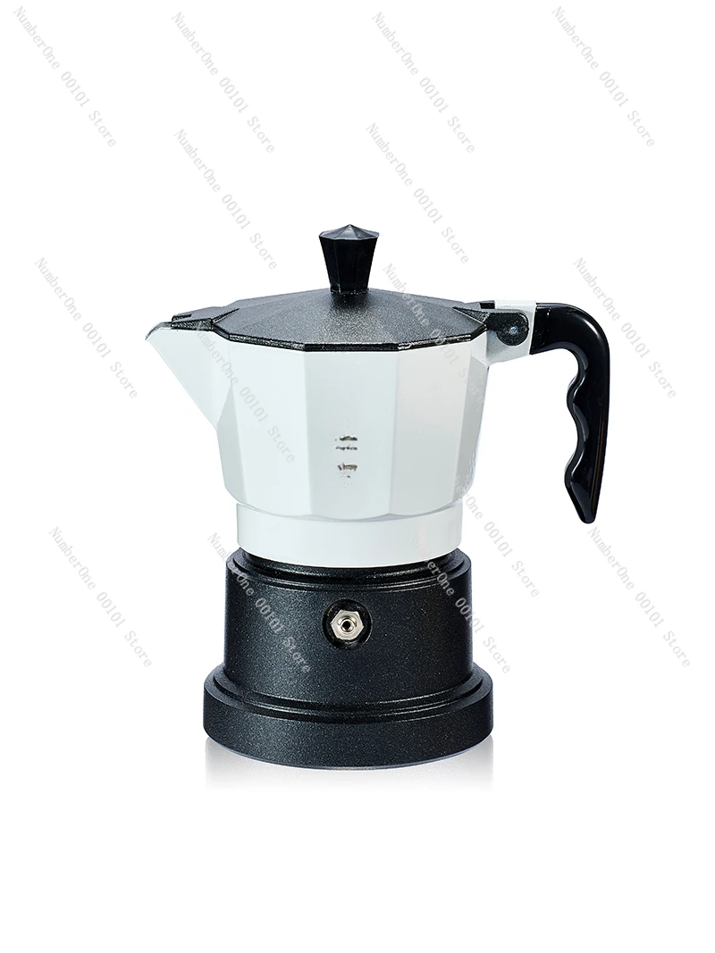 Semi-manual single valve mocha pot