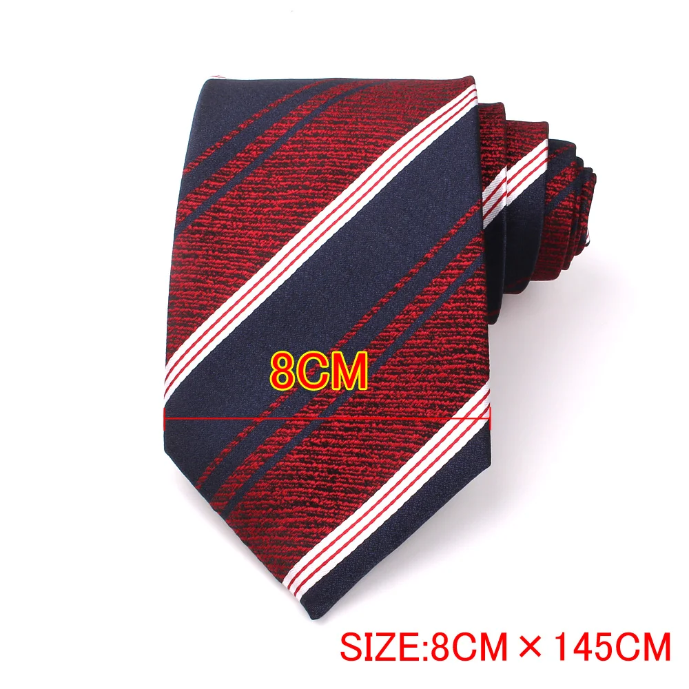 New Skinny Ties For Men Women Casual Navy Neck Tie Suits Wedding Tie For Groom Business Slim Men Striped Necktie Men's Neck Tie