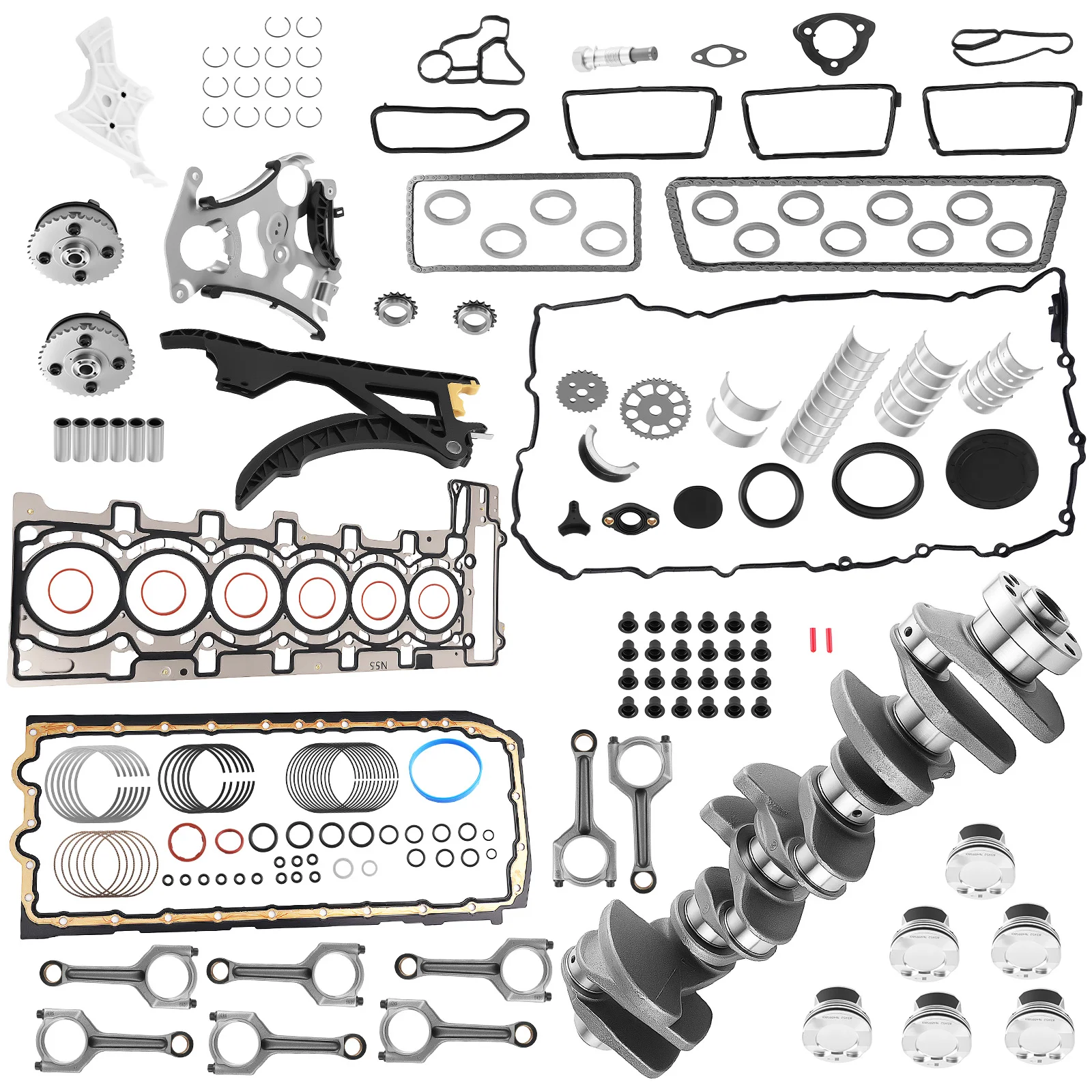 

Crankshaft & Rod Bearing Kit for BMW N55 335i X3 X5 2009-2019 11247576715