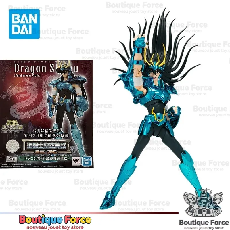 

Bandai Saint Seiya Saint Cloth Myth EX Dragon Shiryu Action Figure Anime Collectible Toy Model for Kids Adults Gift Display