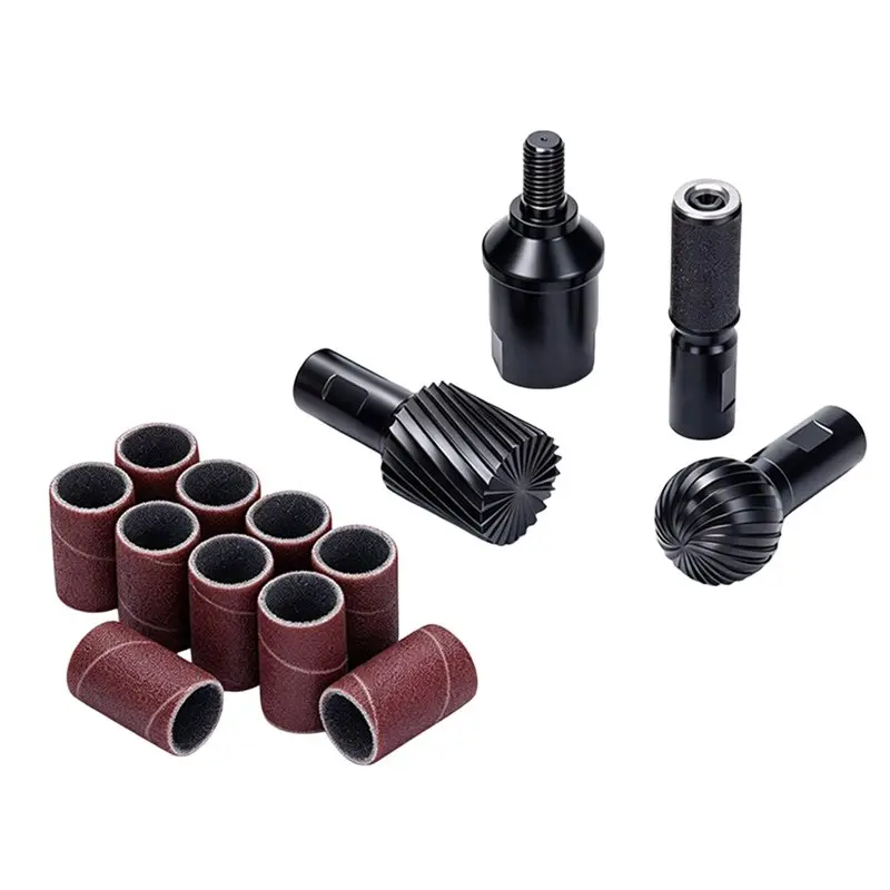 ABFI Woodworking Carving And Sanding Kit, 4Pcs For Angle Grinder Wood Carving Set For DIY Shaping Polishing