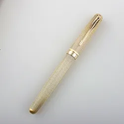 High quality JINHAO 75 Rollerball Pen Sculpture Pattern golden silver Stationery Office school supplies INK PENS NEW