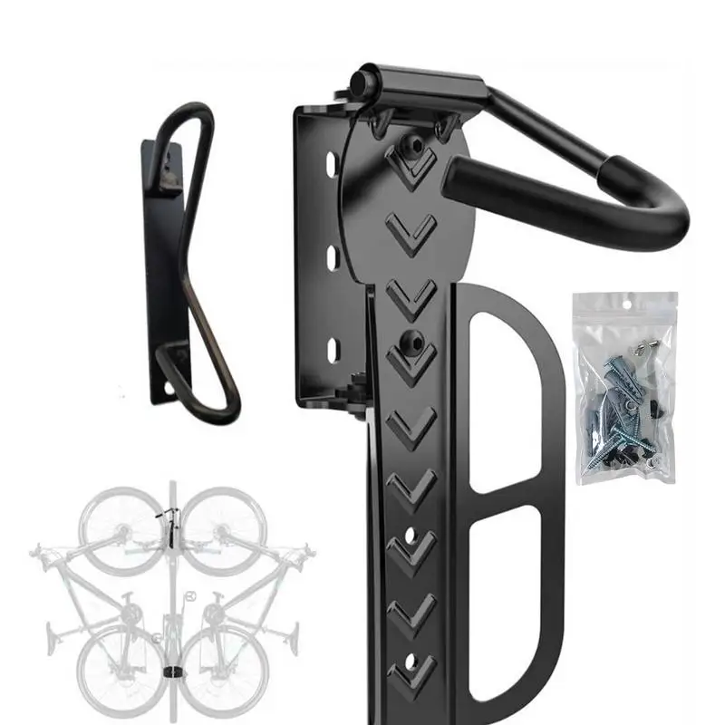 Soporte de pared para bicicleta, soporte para bicicleta, almacenamiento MT B, soportes para estante montado en la pared, almacenamiento de ciclismo, gancho colgante fijo