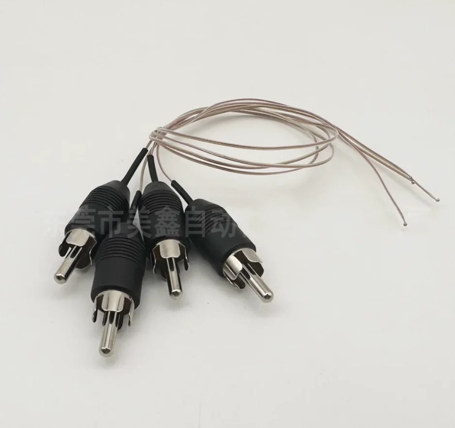 K-type thermocouple cable RCA connectors temperature measurement cable K-type for Haba machine E type Temperature sensor cable