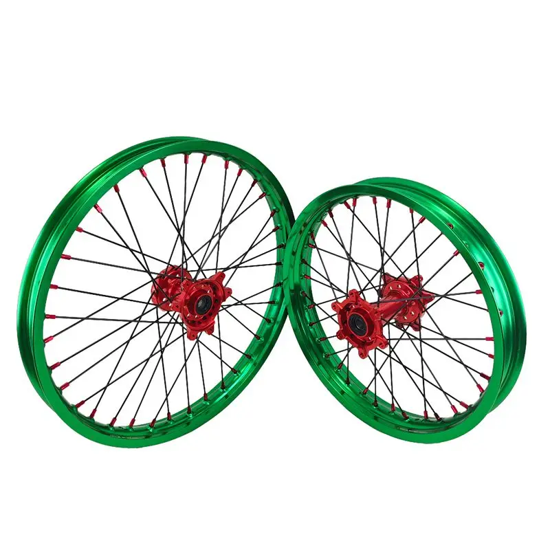 مجموعة عجلات Fit Sur Ron Ultra Bee 21*1.6 & 18*2.15 ذات لون مخصص عجلات الدراجة الترابية الكهربائية #3