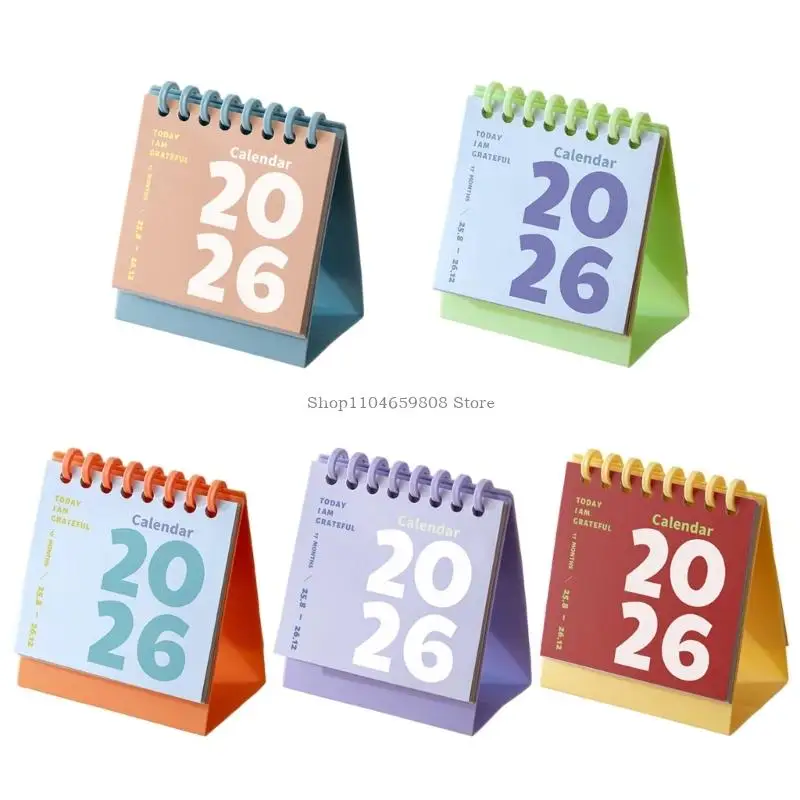 

2026 Desk Calendar from Jan 2026 to Dec 2026 Office Tabletop Calendar Planner