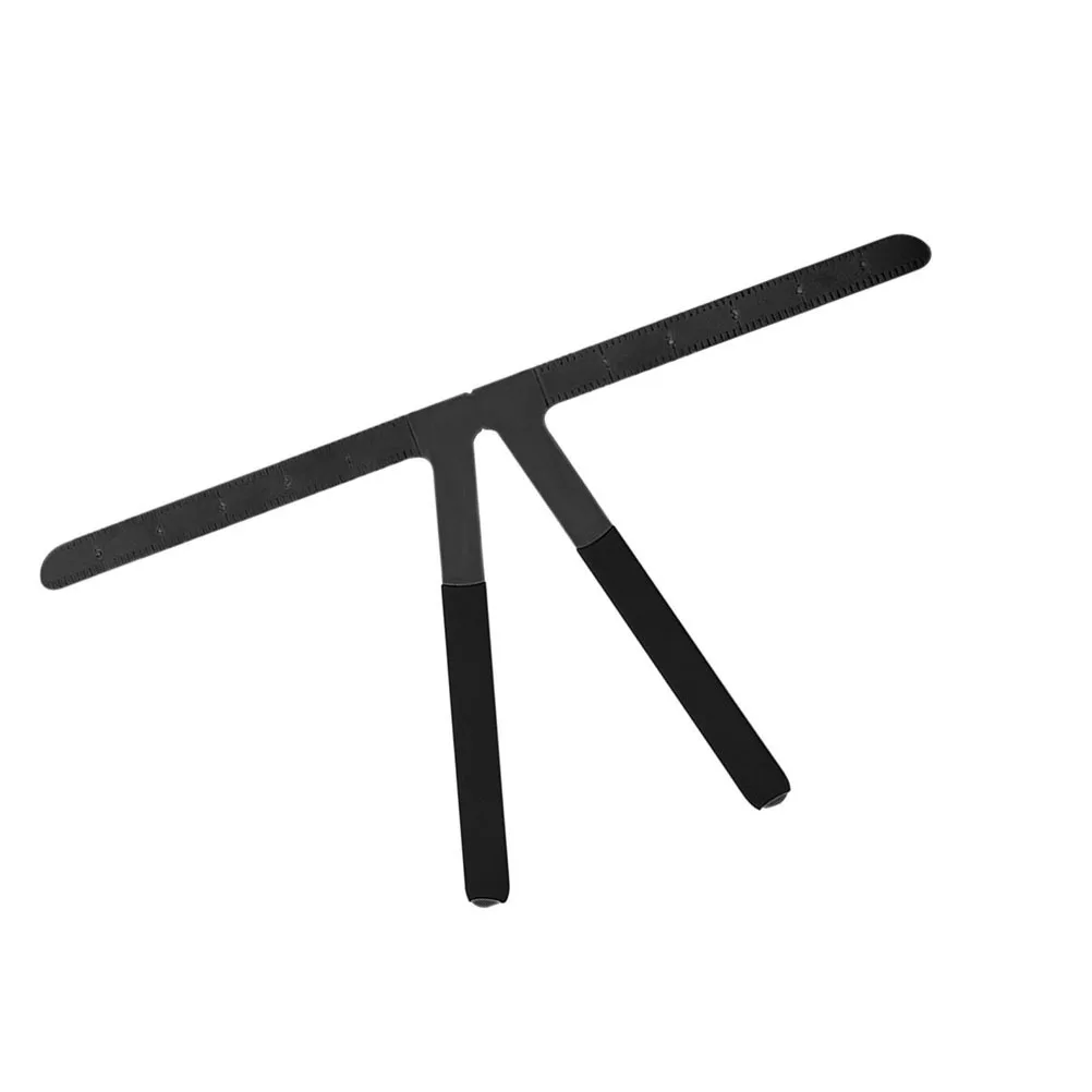 مسطرة تحديد موضع جسر الأنف من الفولاذ المقاوم للصدأ أداة قياس الحواجب مع مقياس واضح للتشكيل واستخدام الوشم #1