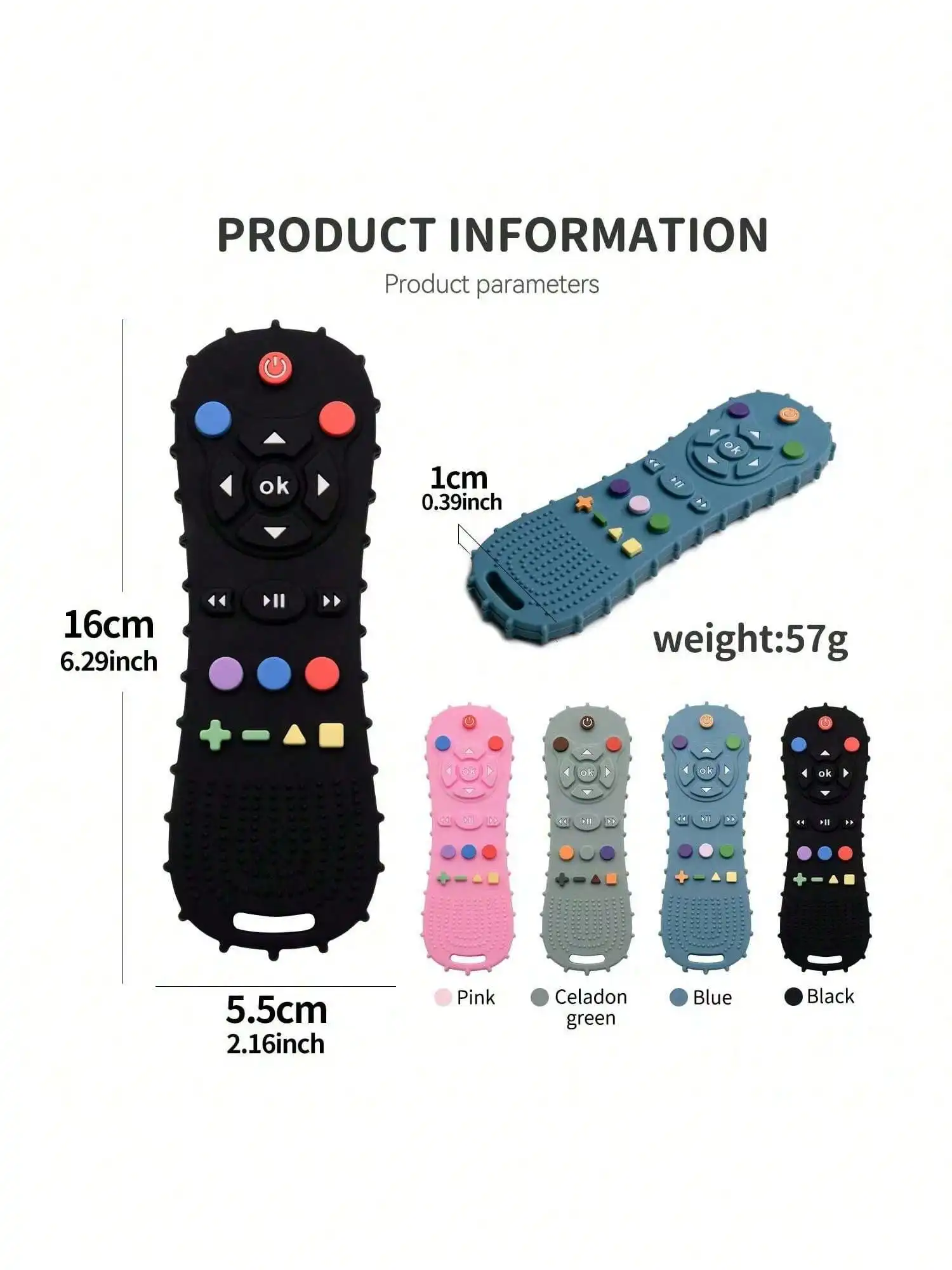 Bracelet de dentition en silicone pour bébé, jouet anti-morsure, sucette, bâton de dentition, jouet à mâcher