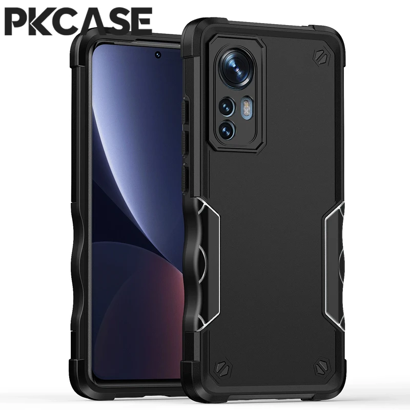 

PKCASE Shockproof Armor Case For Xiaomi 13 12 12S 12X 11T POCO C75 M4 X3 NFC X4 X5 Pro Cover For Redmi 11A 10C 10A 10 4G 9C 9A 9